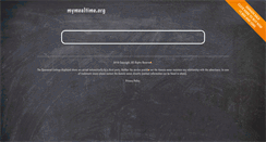 Desktop Screenshot of mymealtime.org