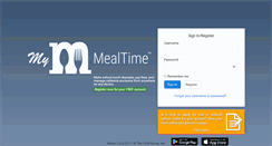 Desktop Screenshot of mymealtime.com